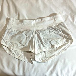 Lululemon white shorts